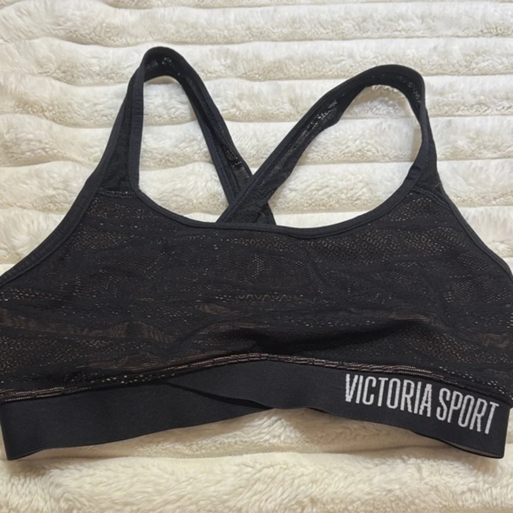 Victoria's Secret Black Lace Sports Bra
